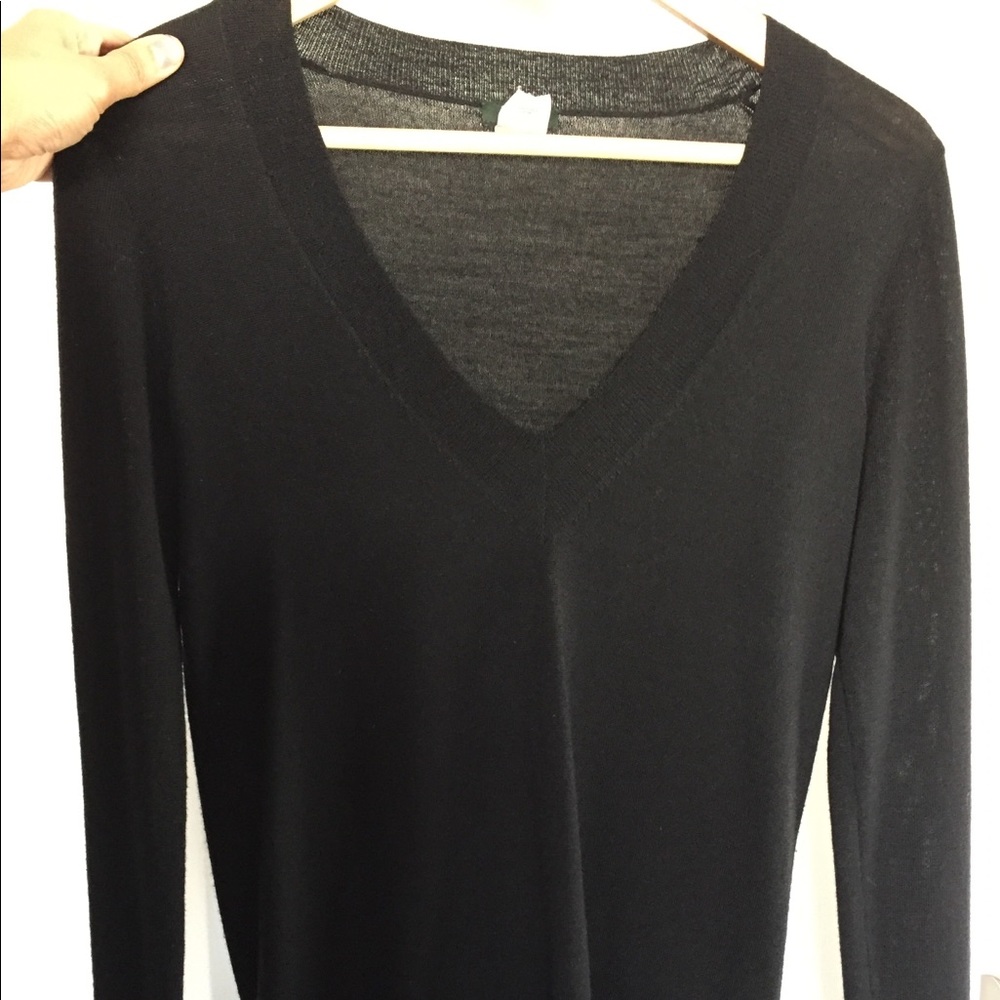 J.Crew Women's V-neck Merino wool sweater